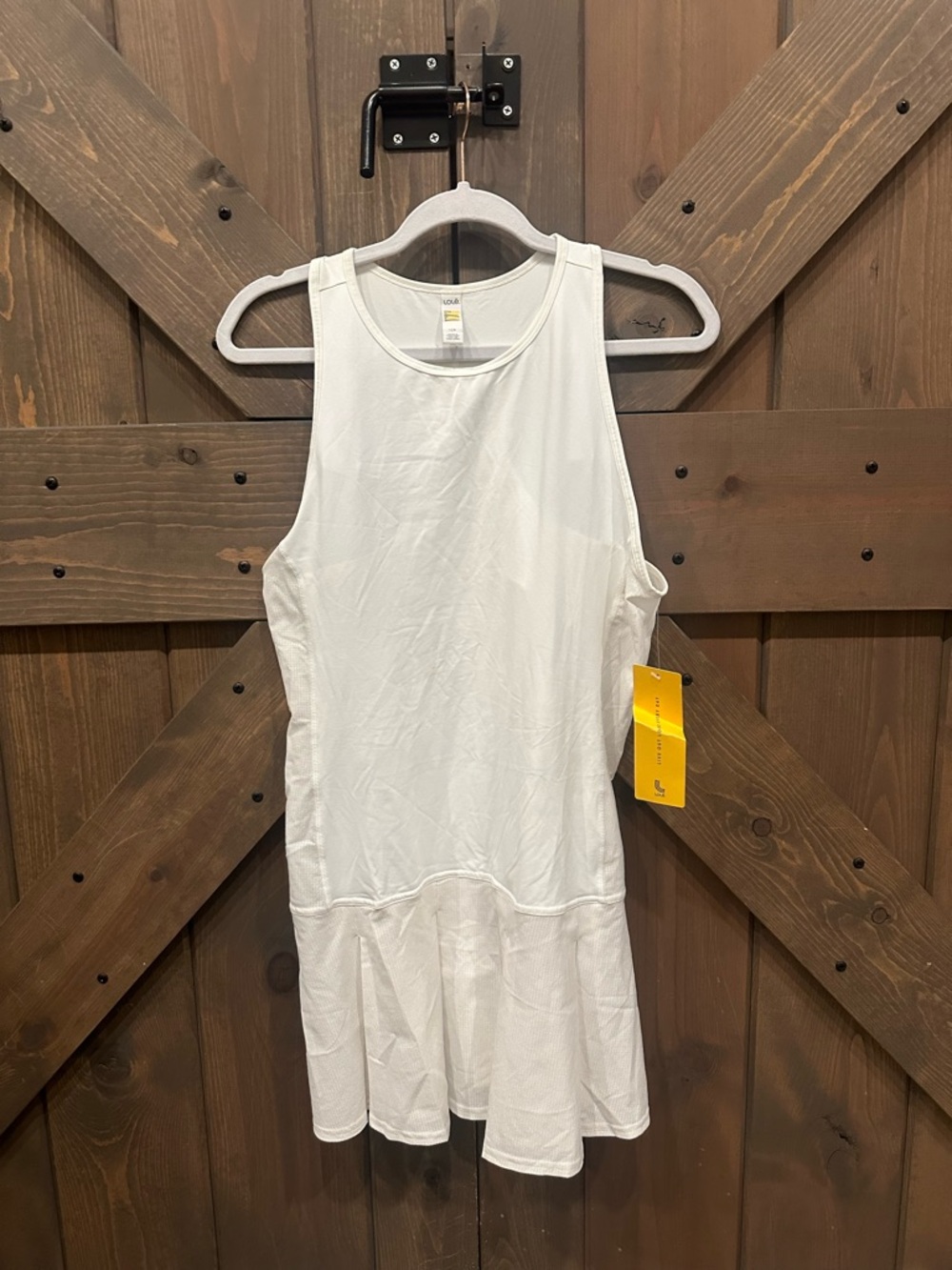 Lole White Sleeveless Mini Dress